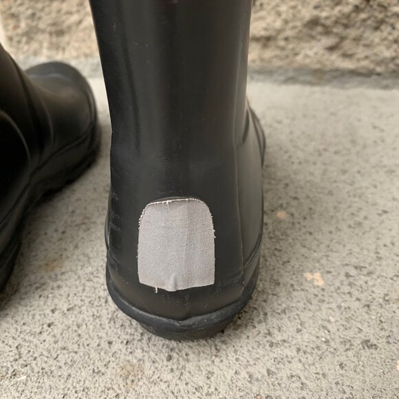 HUNTER Original Rain Boots US 2 EU 32 Big Kids Black High Gum Boot Rubber - Picture 10 of 15